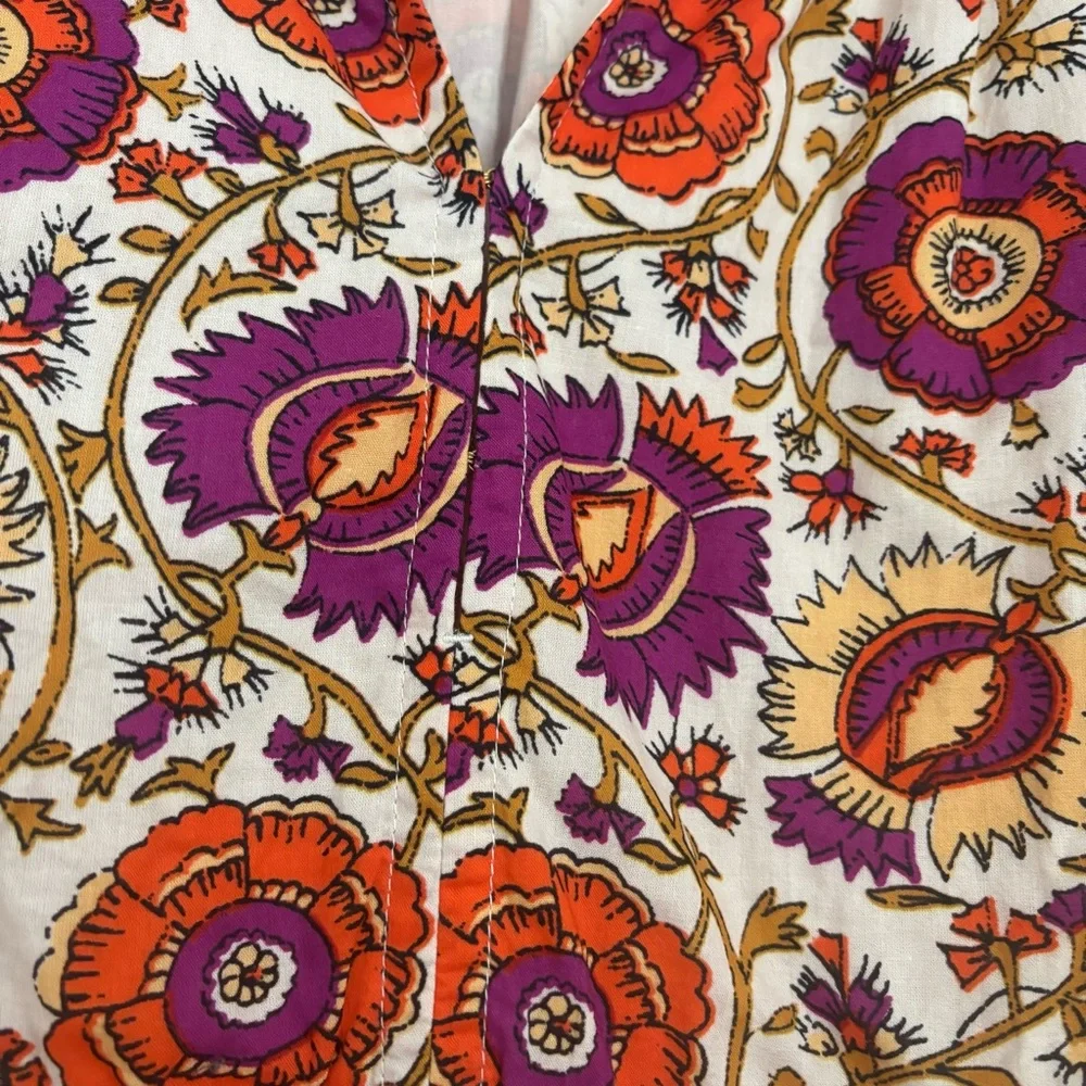 Figue Halima Floral Tiered Mini Dress